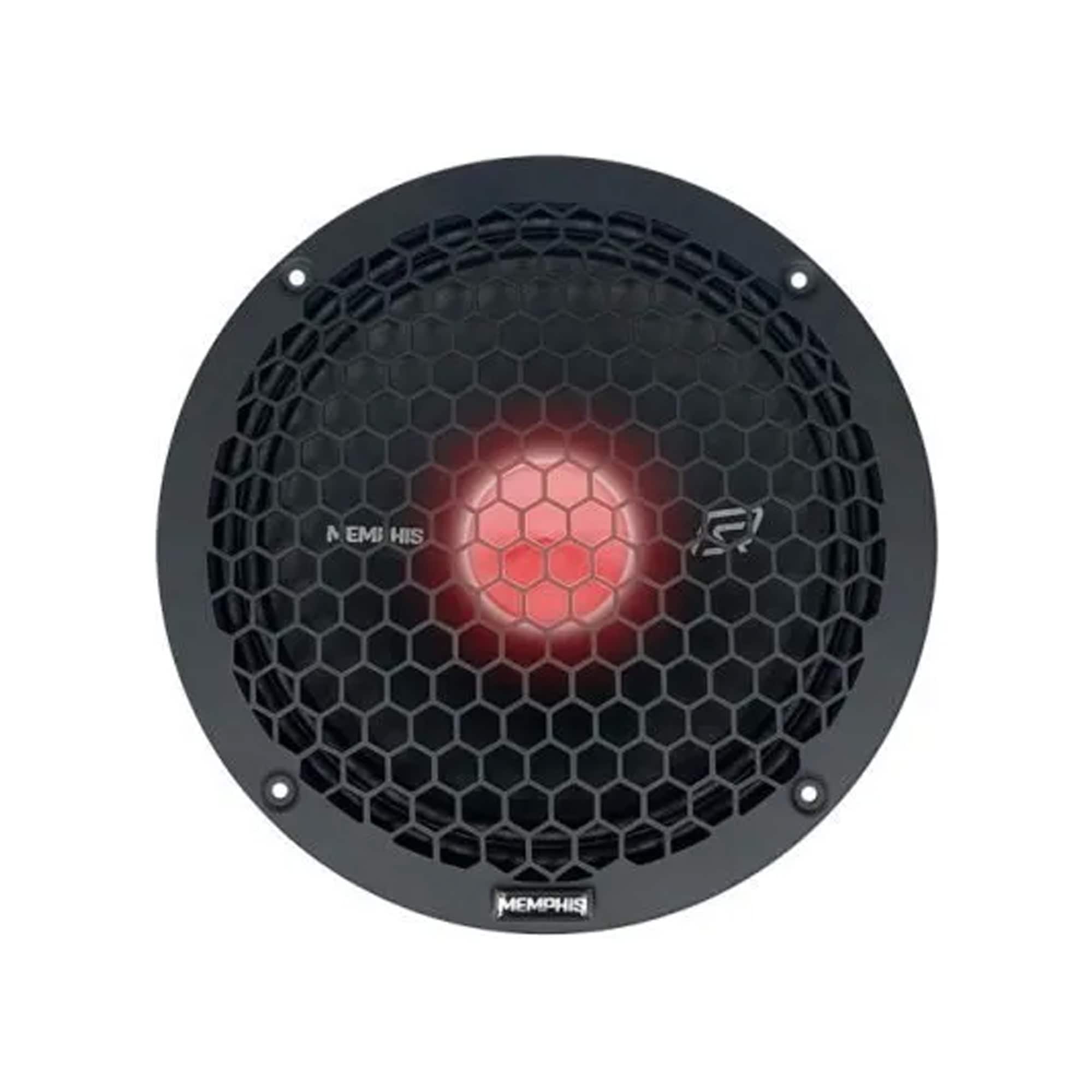 Memphis Car Audio - Memphis Audio SRXP10V2 SRX 10" Pro Speaker, 250w 4-Ohm Mid w/LED, Sold Individually - Black/Gray