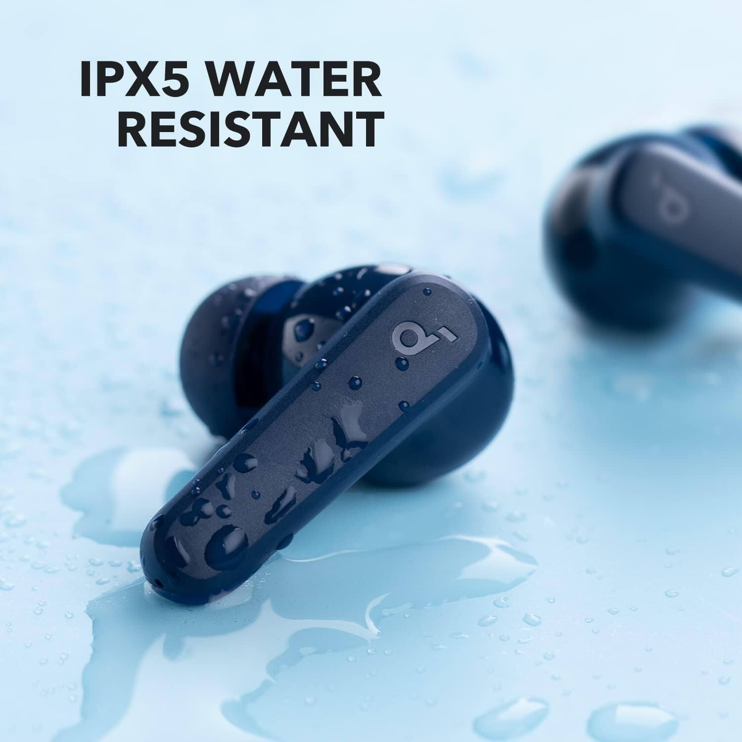 IPX5 WATER RESISTANT