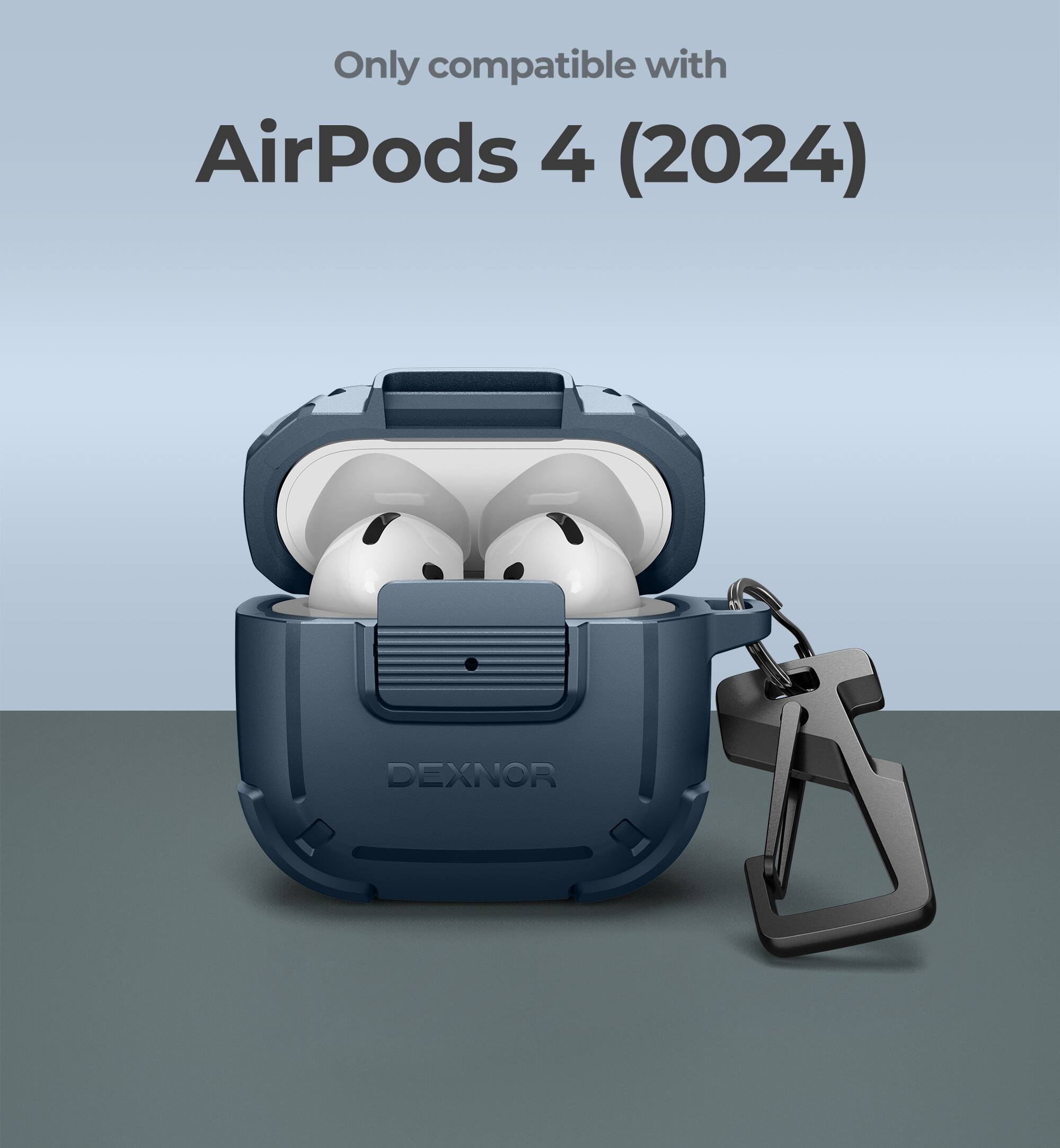 Only compatible with AirPods 4 (2024)  
DEXNOR