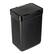 Angle. Honey-Can-Do - 50 Liter Stainless Steel Sensor Trash Can - Black.
