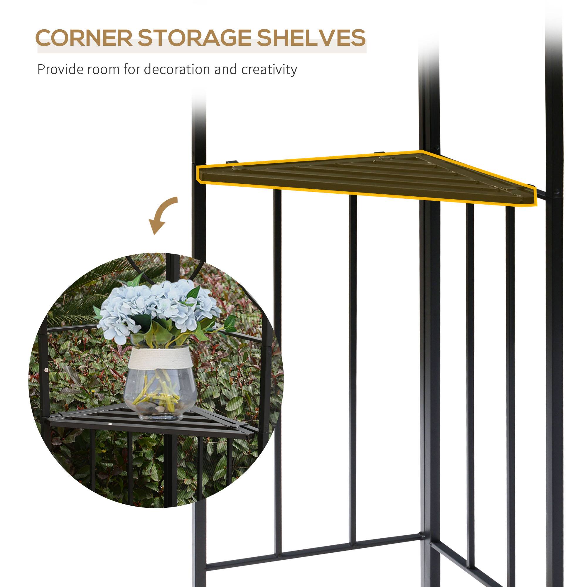 CORNER STORAGE SHELVES
Provide room for decoration and creativity