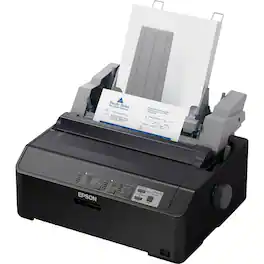 Epson - LQ-590II 24-pin Dot Matrix Printer - Monochrome - Energy Star - 584 cps Mono - 8.50" Width x 11" Length - USB - Unknown