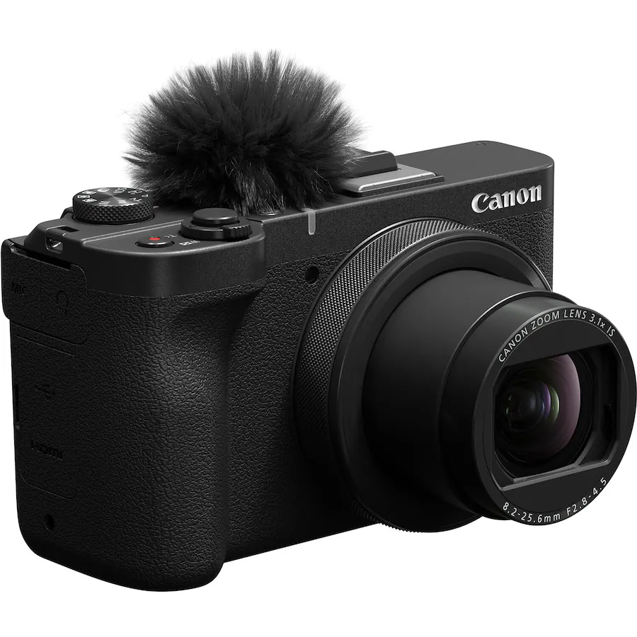 Compact Camera 1 Inch Sensor Canon PowerShot V1 4K Camera 1 Inch Sensor Flip Screen Creator Bundle ...