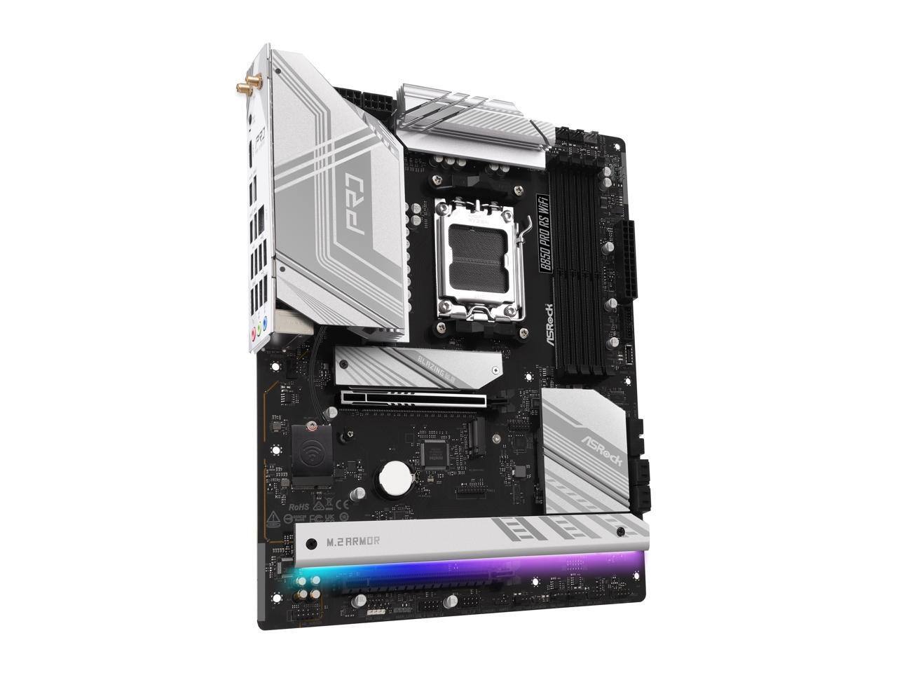 ASRock B850 Pro RS WiFi ATX Motherboard - Best Buy