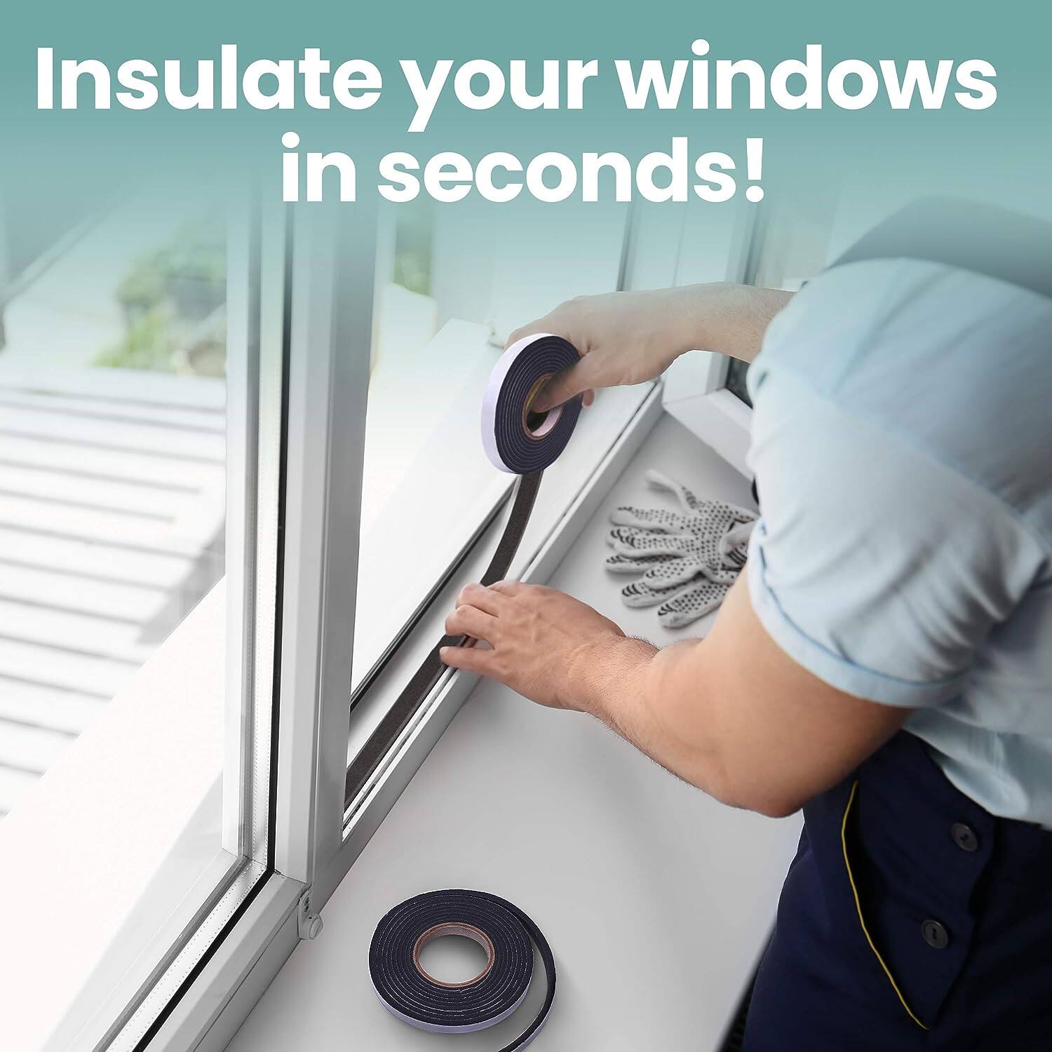 Insulate your windows in seconds!