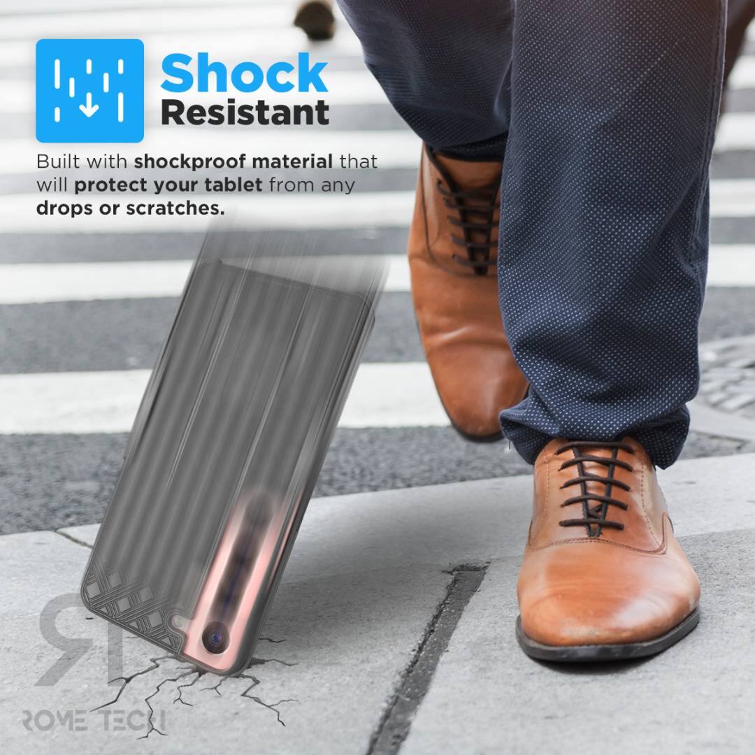 Shock Resistant

Built with shockproof material that will protect your tablet from any drops or scratches.