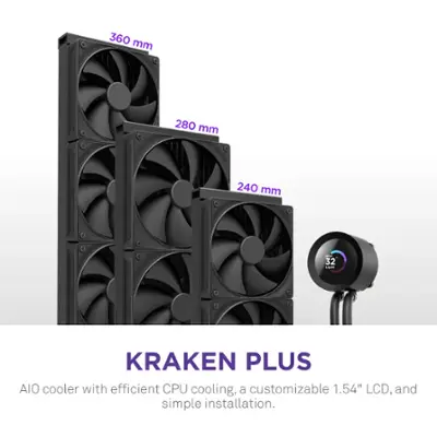 の 人気アイテムランキング NZXT Kraken 140mm x (2 Cooler Liquid CPU Radiator 280mm Plus メモリー