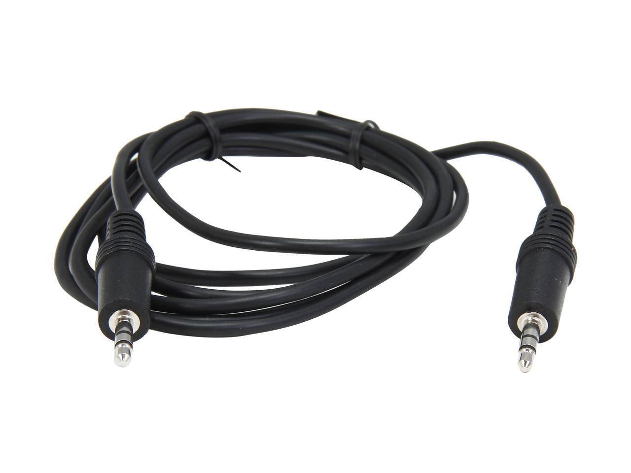 Alt View 1. Cables to Go - C2G 40413 3.5mm M/M Stereo Audio Cable, Aux Cable, Black (6 Feet, 1.82 Meters).