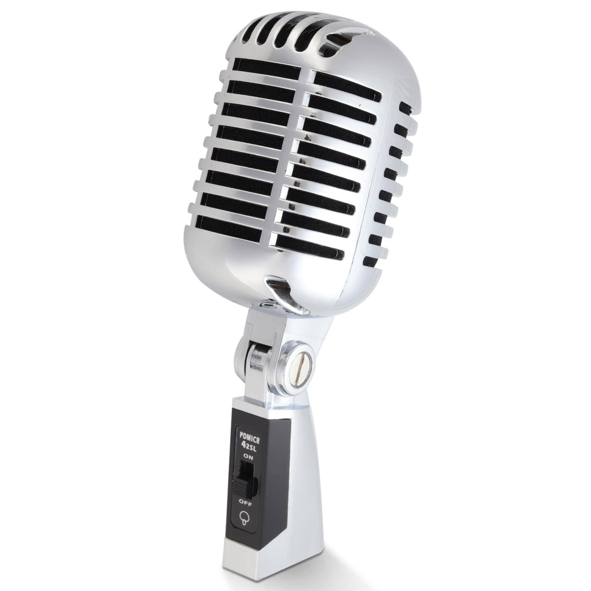 Silver Microphone
