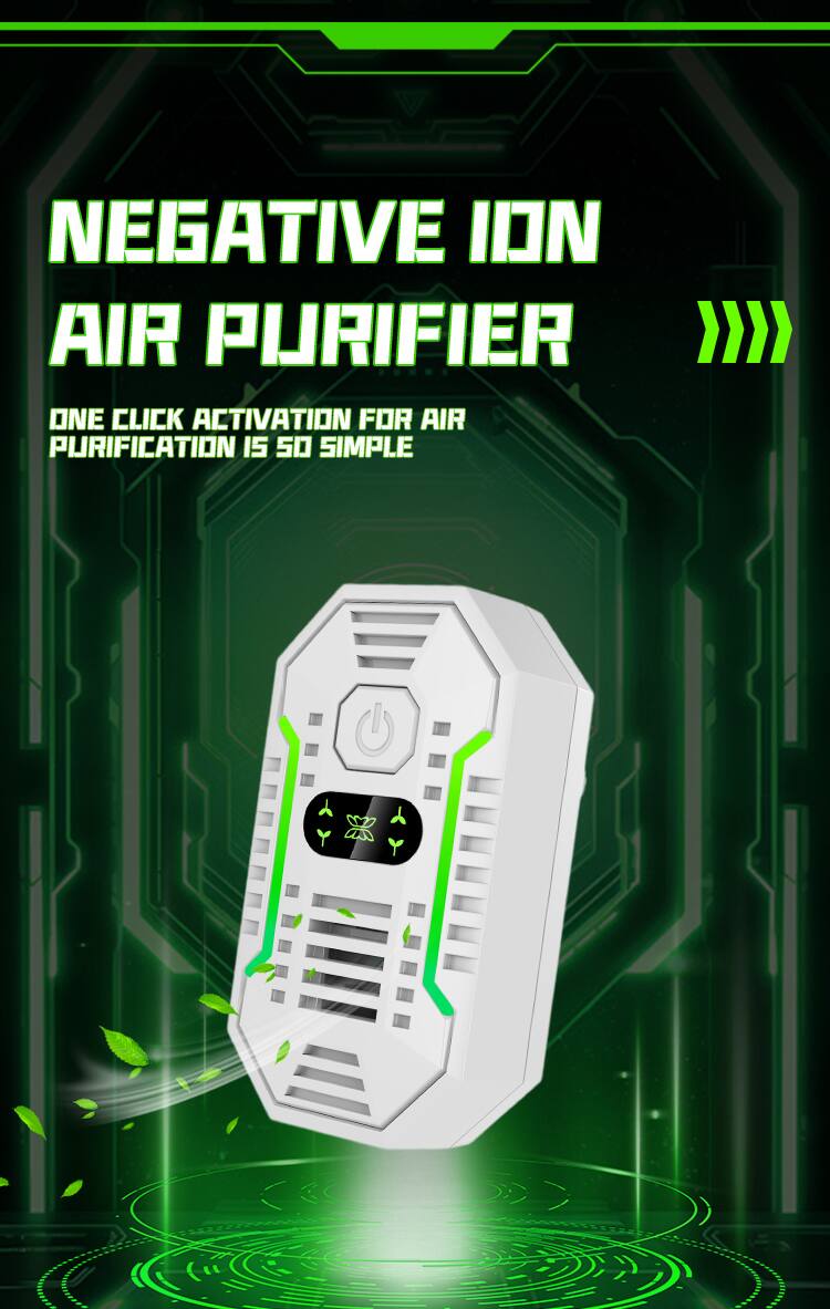 NEGATIVE ION AIR PURIFIER  
ONE CLICK ACTIVATION FOR AIR PURIFICATION IS SO SIMPLE