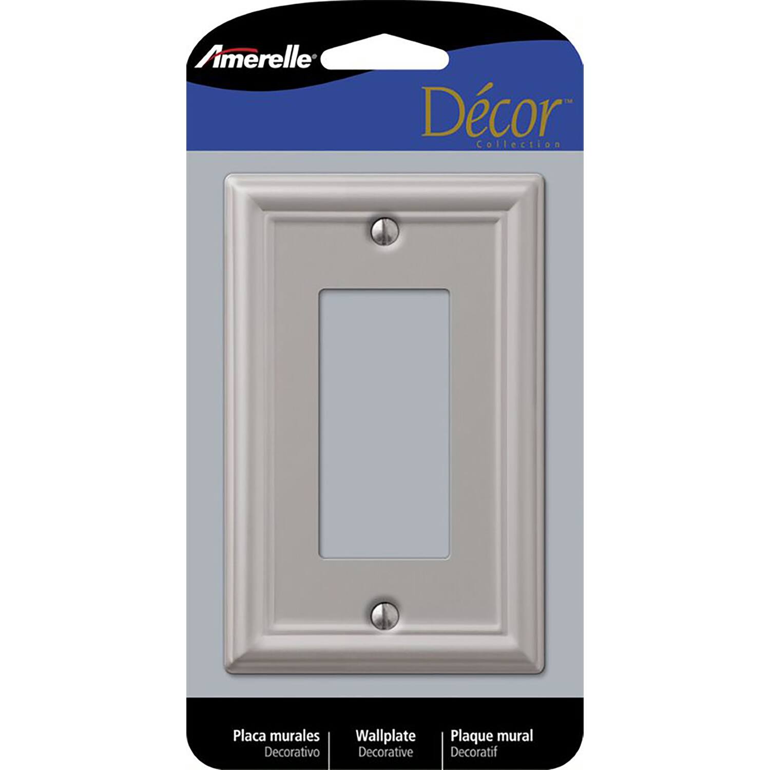 Amerelle Décor Collection  
Placa murales Decorativo  
Wallplate Decorative  
Plaque mural Décoratif