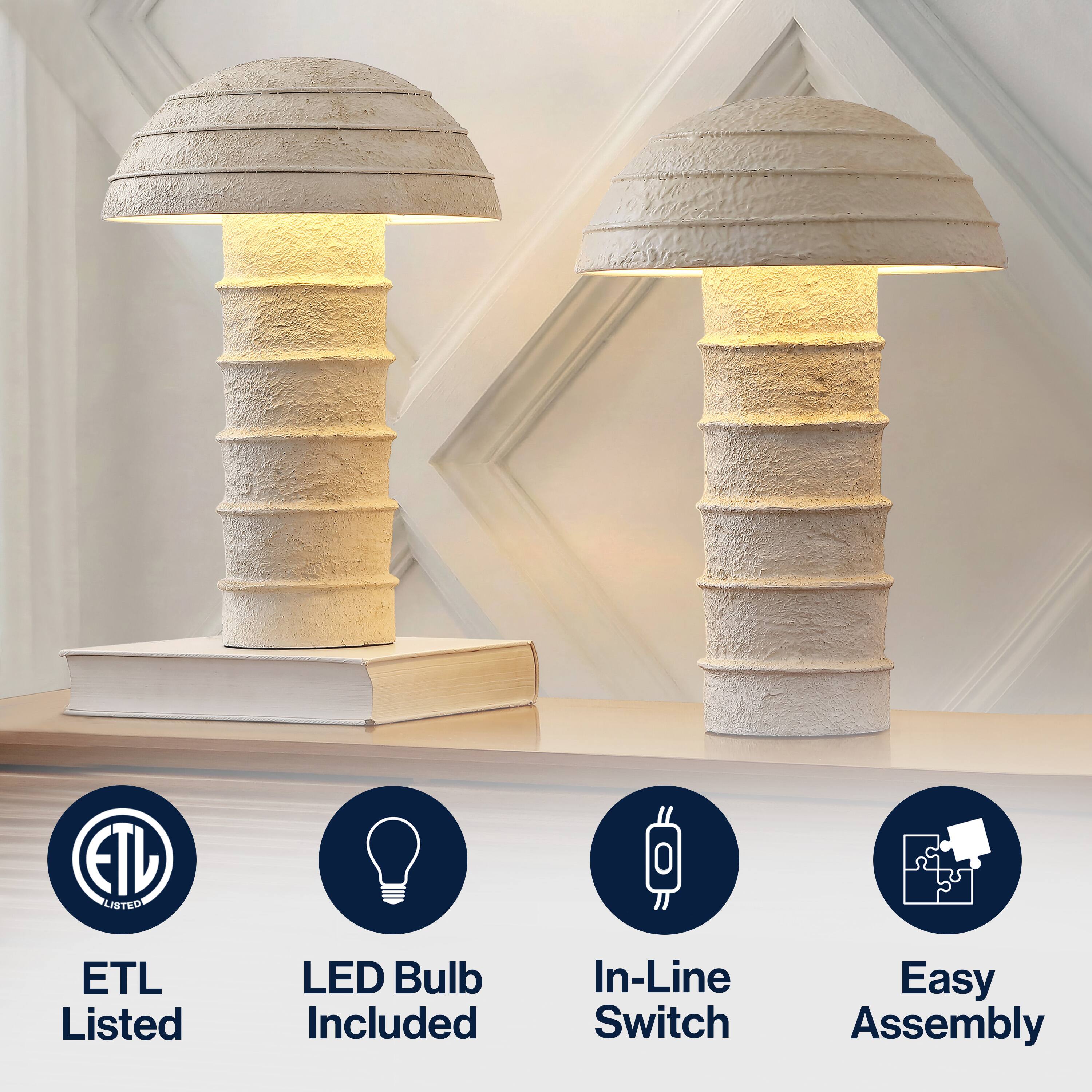 ETL Listed LED Bulb Included In-Line Switch Easy Assembly
