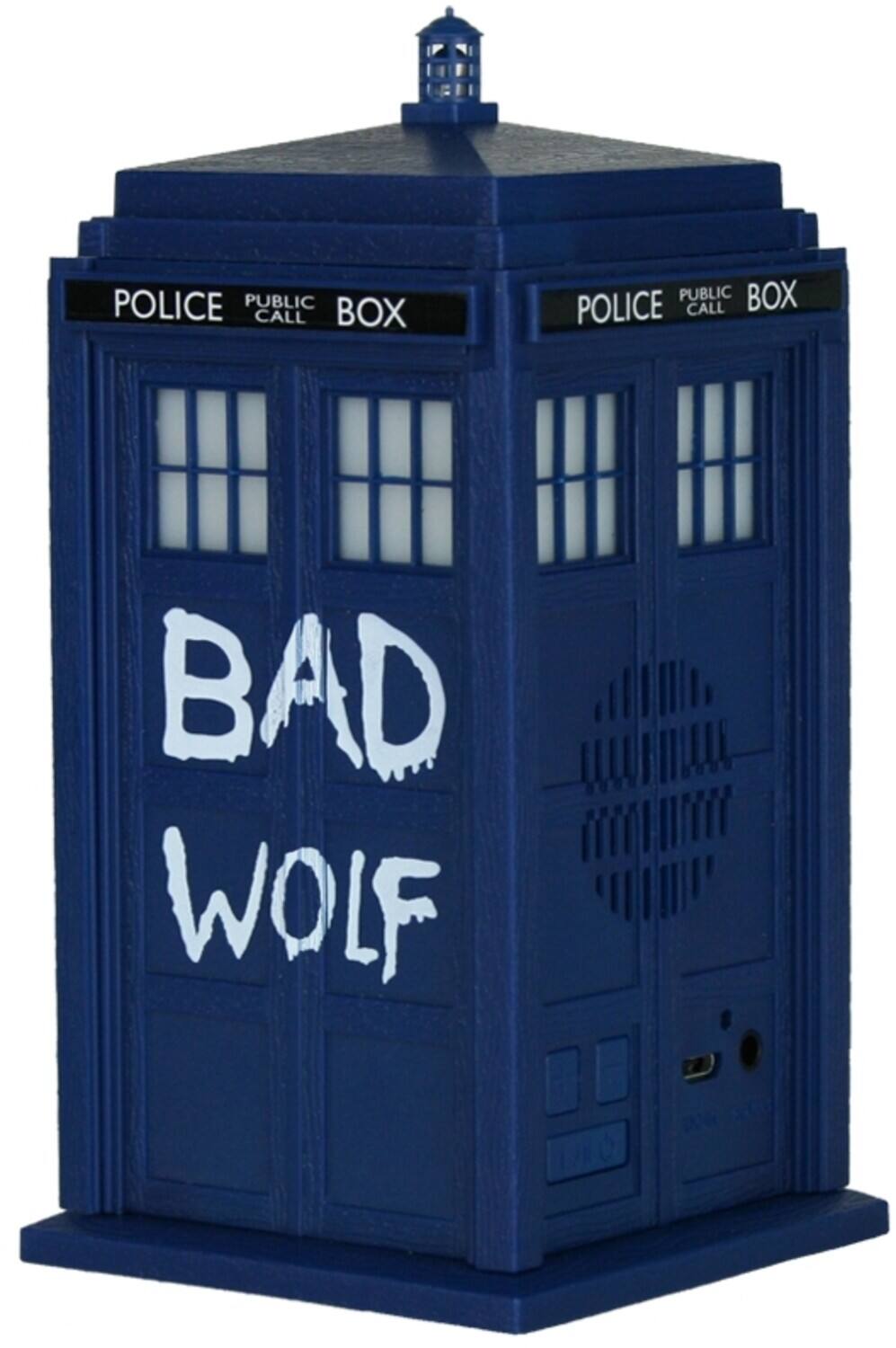POLICE PUBLIC CALL BOX  
BAD WOLF