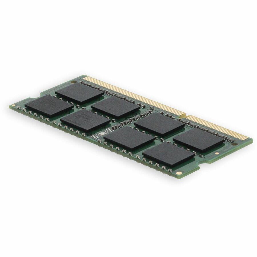 Alt View 5. AddOn - AddOn JEDEC Standard 16GB (2x8GB) DDR3-1600MHz Unbuffered Dual Rank 1.35V 204-pin CL11 SODIMM - For Server - 16 GB (2 x - Black.
