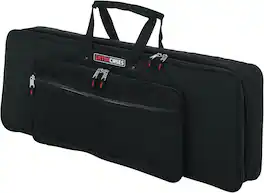 Gator - Padded 49-Key Keyboard Gig Bag, Heavy-Duty Nylon Exterior, 20mm Protective Padding & Adjustable Secure Straps - Black