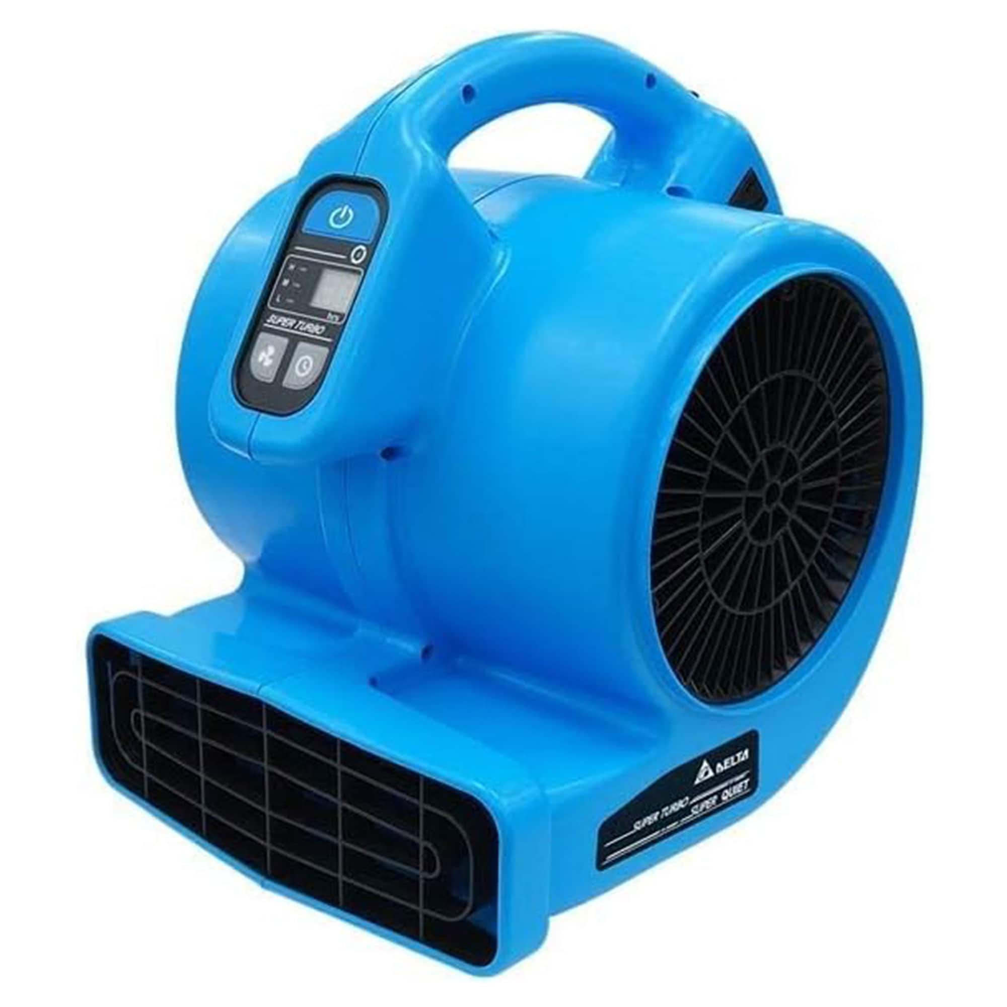 Delta Breez - AirMover Powerful 3 Speed Quiet Operation Dryer Fan, 1200 CFM, Blue - White