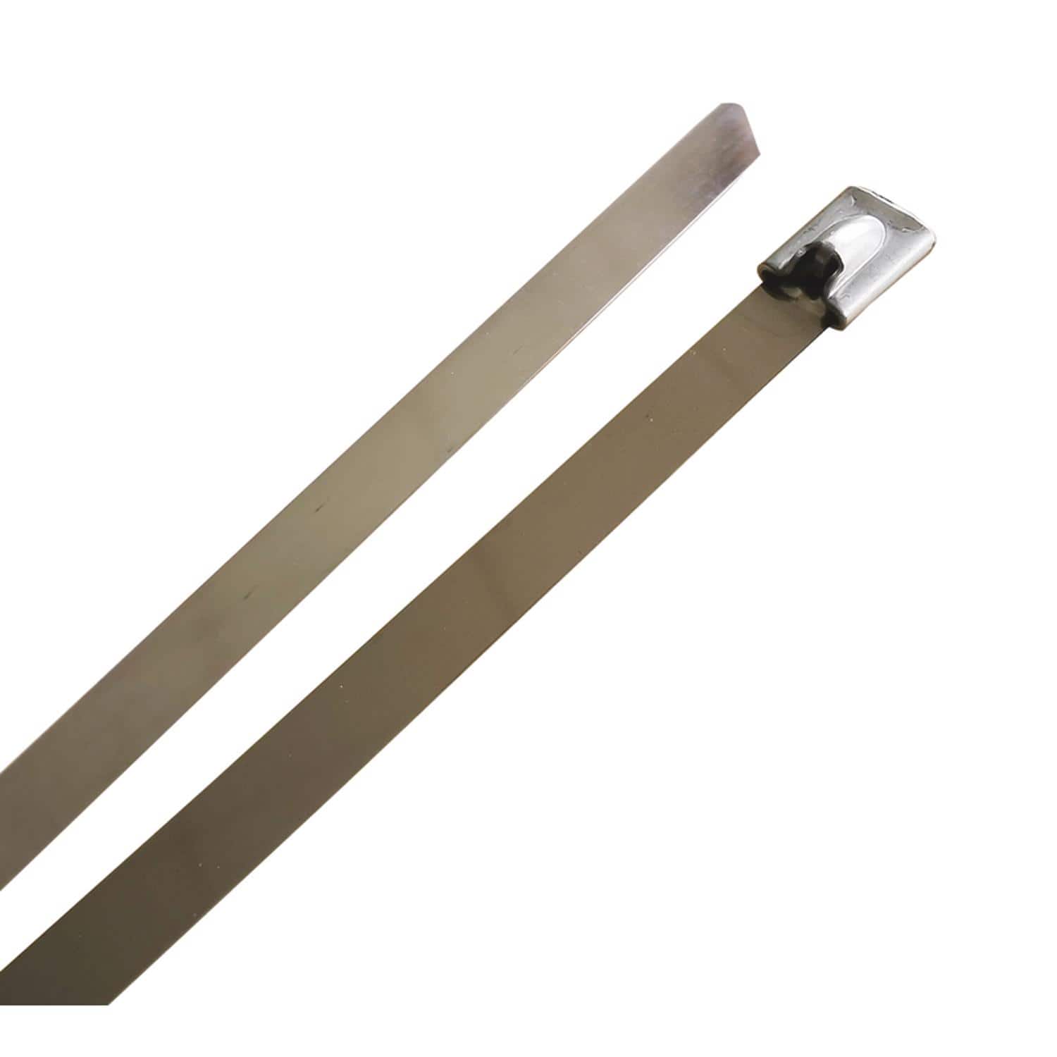 HomePlus - Home Plus 14 in. L Silver Ball Lock Cable Tie 5 pk