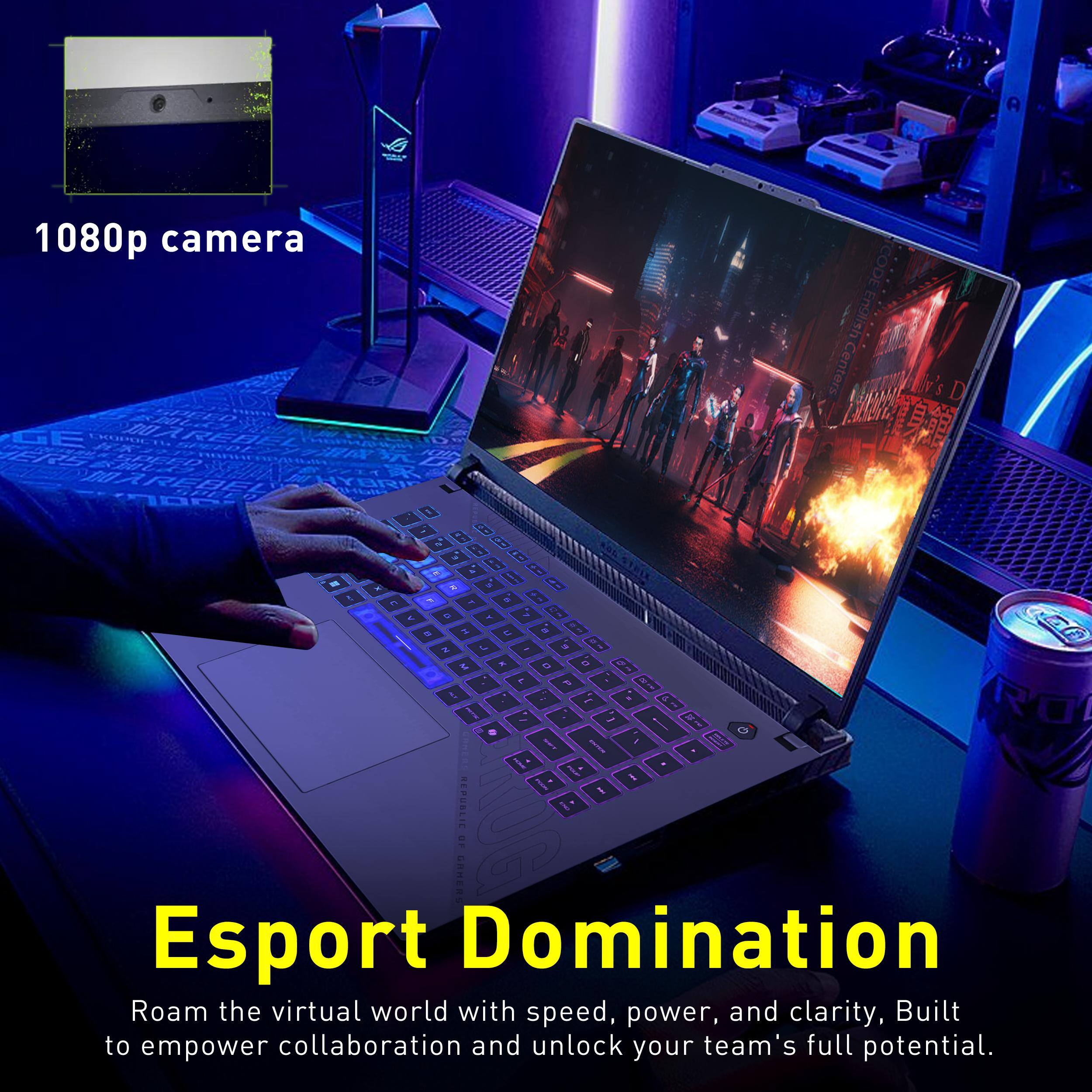 A 1080p camera

CODE English

Esport Domination

Roam the virtual world with speed, power, and clarity. Built to empower collaboration and unlock your team's full potential.