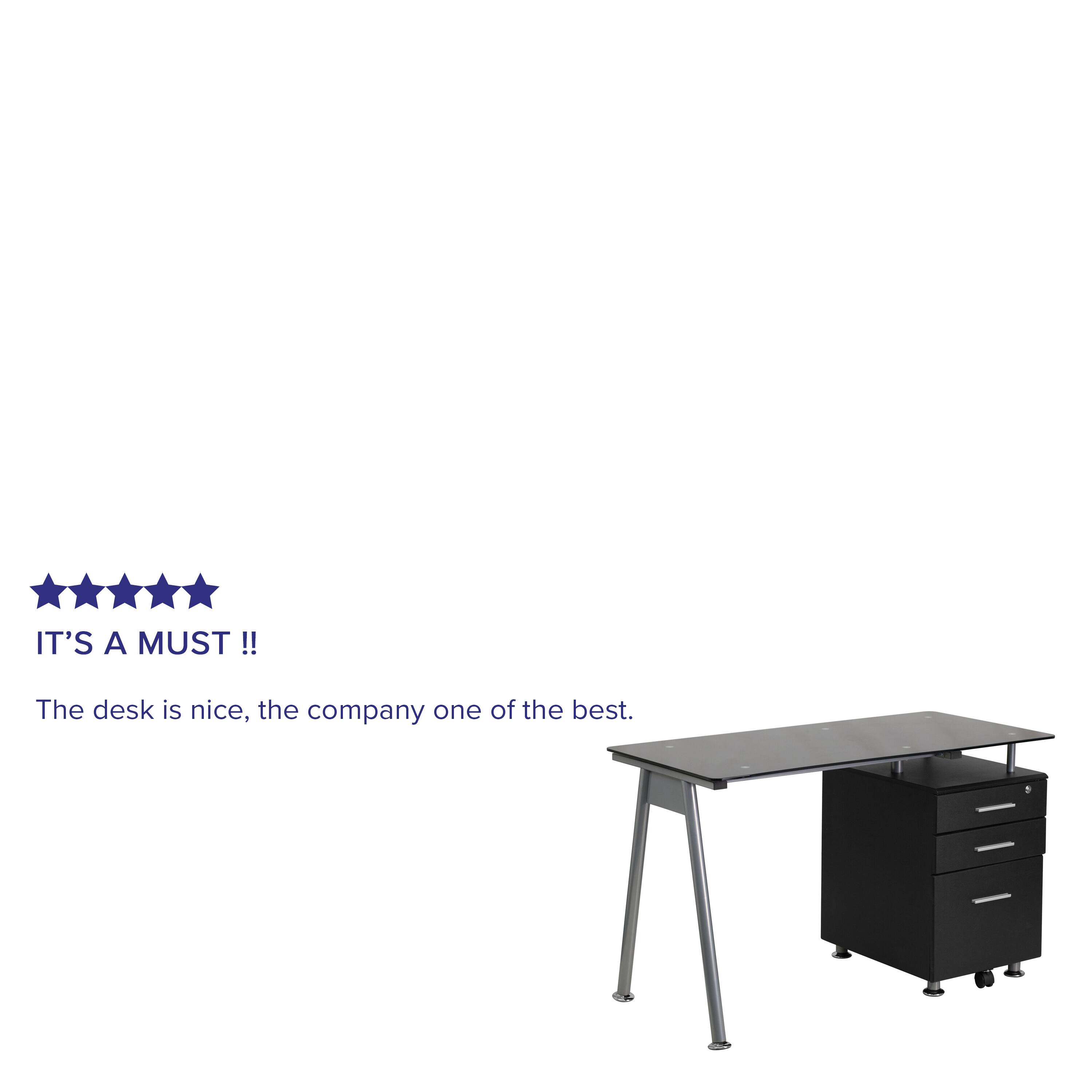 IT'S A MUST !!  
The desk is nice, the company one of the best.