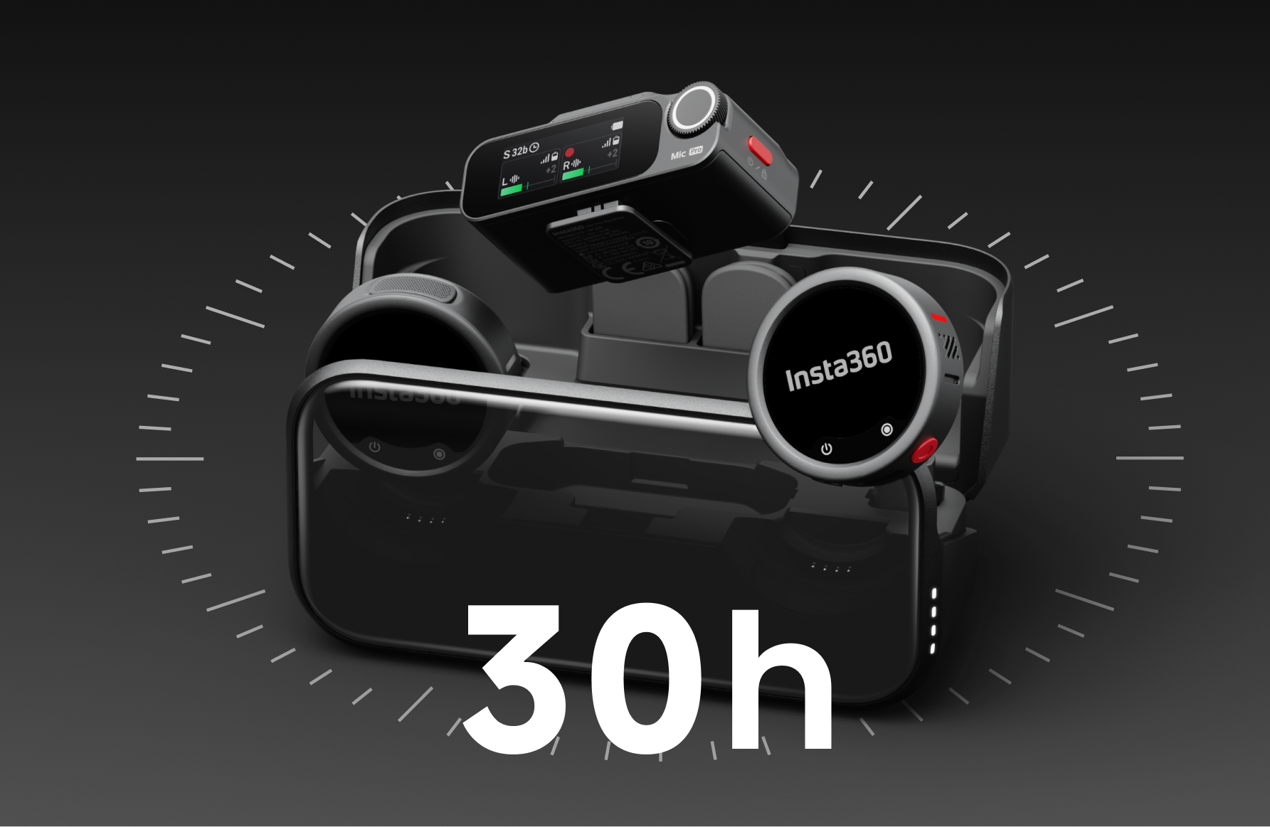 1 S 320 - h R+ +2 R L + I A +2 Mic GS mstodee Insta360 30h