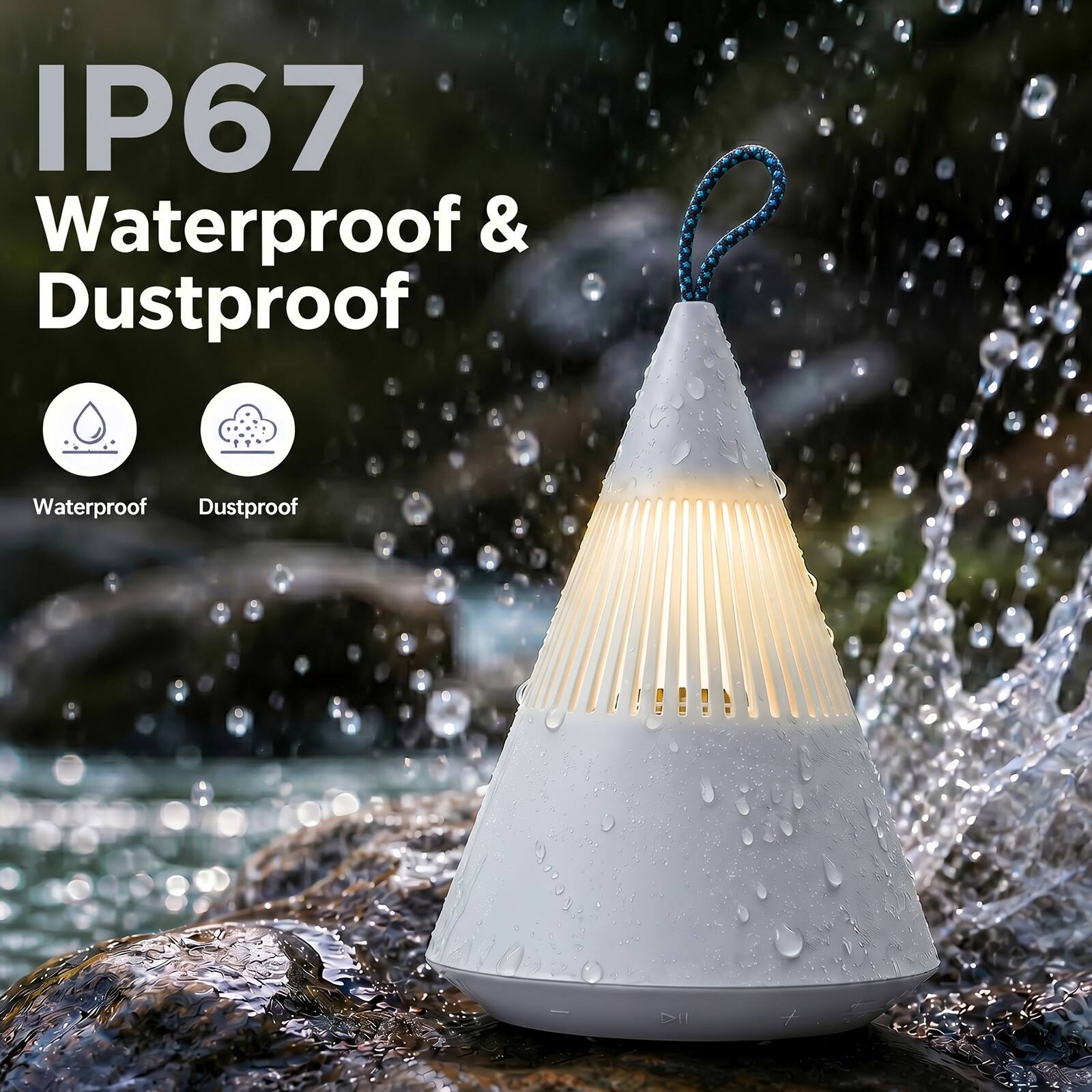 IP67 Waterproof & Dustproof

Waterproof  
Dustproof