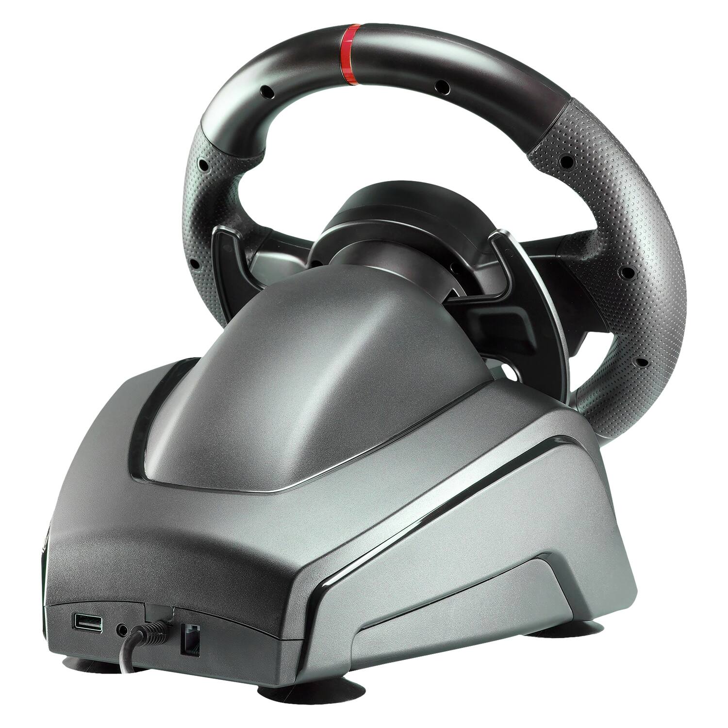 Alt View 8. Subsonic - SV 650 Racing Wheel with Pedal Set, Paddles for PS3, PS4, Xbox One, Xbox Series XS, Nintendo Switch, PC - Black.