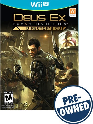  Deus Ex: Human Revolution Director's Cut - PRE-OWNED - Nintendo Wii U