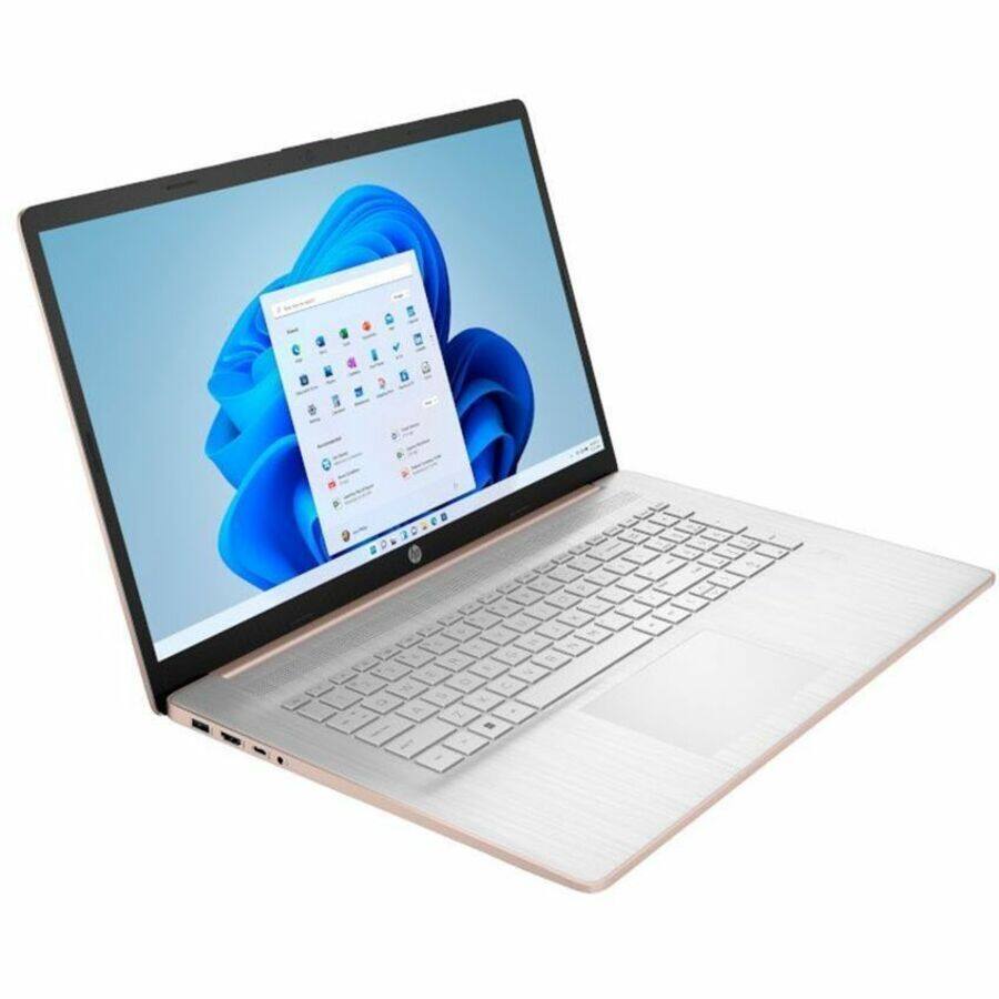 Alt View 5. HP - HP 17.3" HD+ Notebook Intel Celeron N4500 4GB RAM 256GB SSD Pale Rose Gold - Pale Rose Gold.