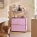 Front. Malletson - Modular Metal Sideboard Buffet, Modern Storage Accent Cabinet with Doors for Kitchen Dining Room - Pink.
