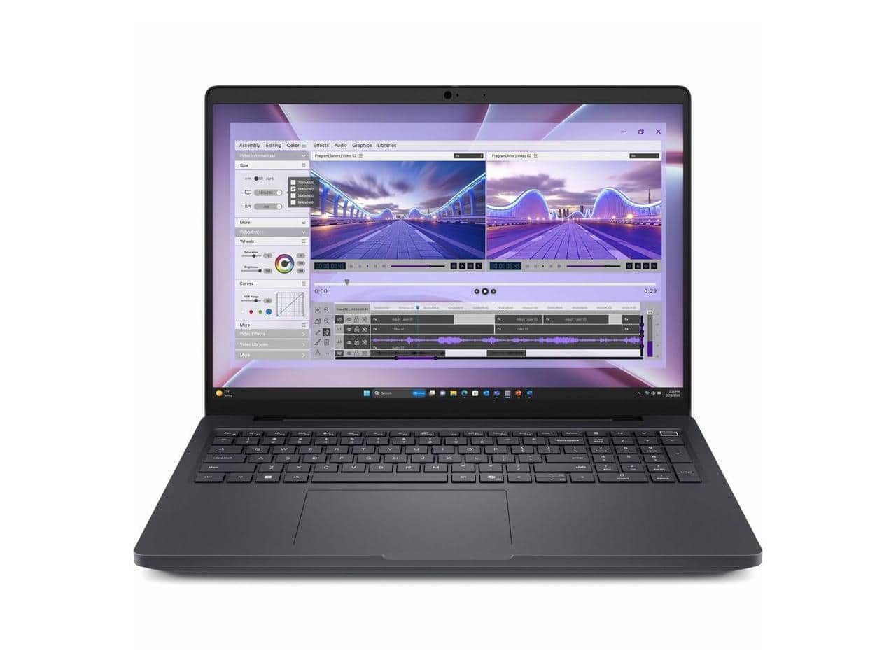 Dell - Pro Max MC16250 16" Copilot+ PC - Intel Ultra 7 255H - 32GB - 1TB SSD - Win 11 Pro - Intel Arc Pro 140T - Wi-Fi 7 - Black