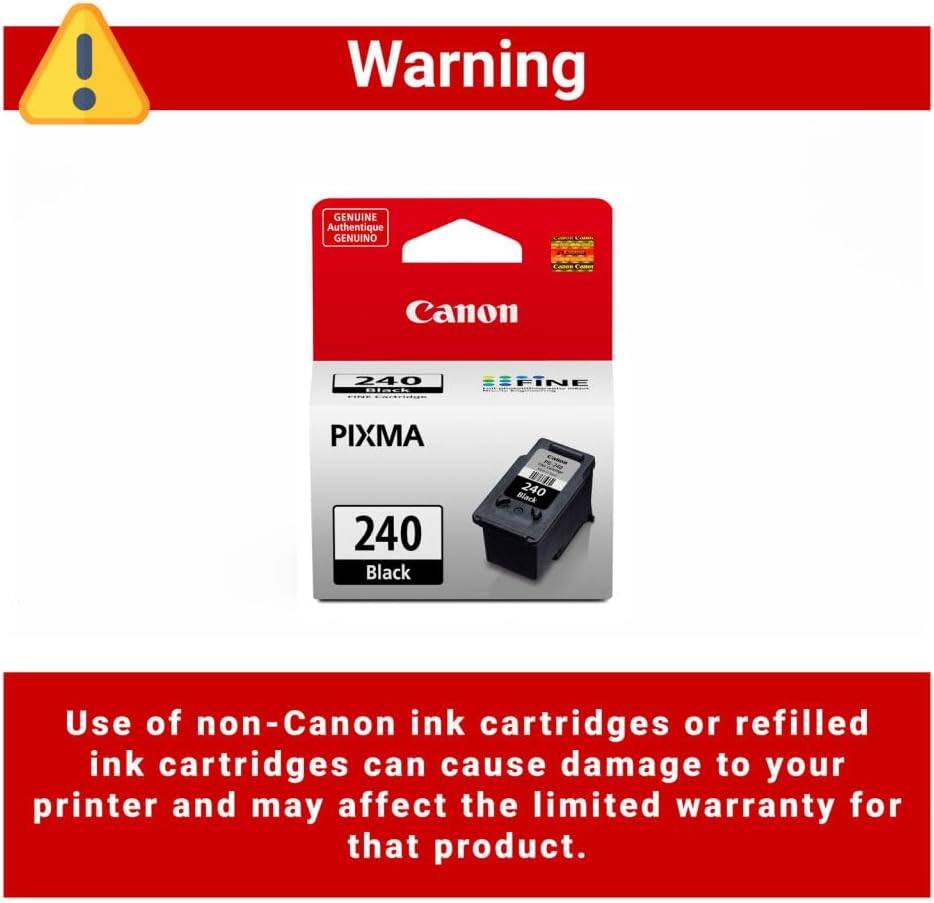 Warning

Use of non-Canon ink cartridges or refilled ink cartridges can cause damage to your printer and may affect the limited warranty for that product.