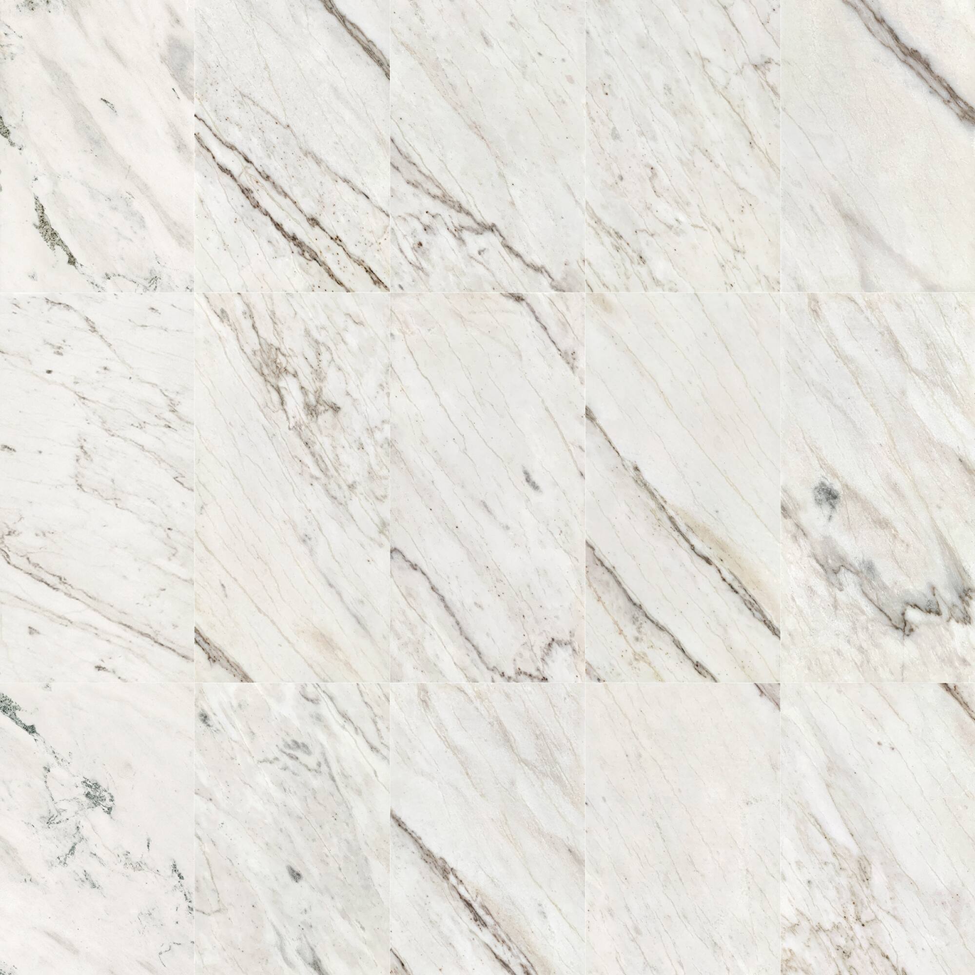 Alt View 1. GOODSILO - Premium Polished White Marble Tiles for Elegant Wall and Floor Interior Design - White+Natural.