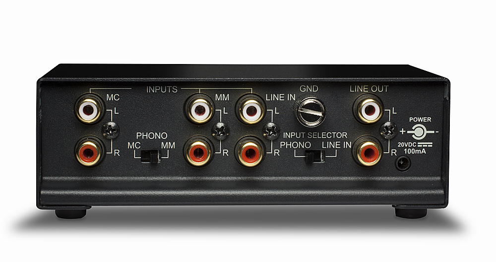 Back View: NAD - PP 4 Digital Phono USB Preamplifier - Black