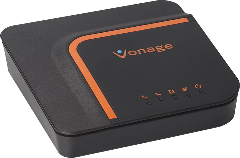 Angle. Vonage - Home Phone Service - Black.