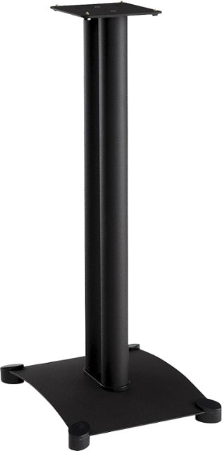 SF30-B1 Steel (Pair) Black Speaker Stands Bookshelf Series Best Buy - Sanus Foundations