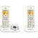 Front Standard. Motorola - Digital Cordless Phone with Answering System and 2-handsets - White.