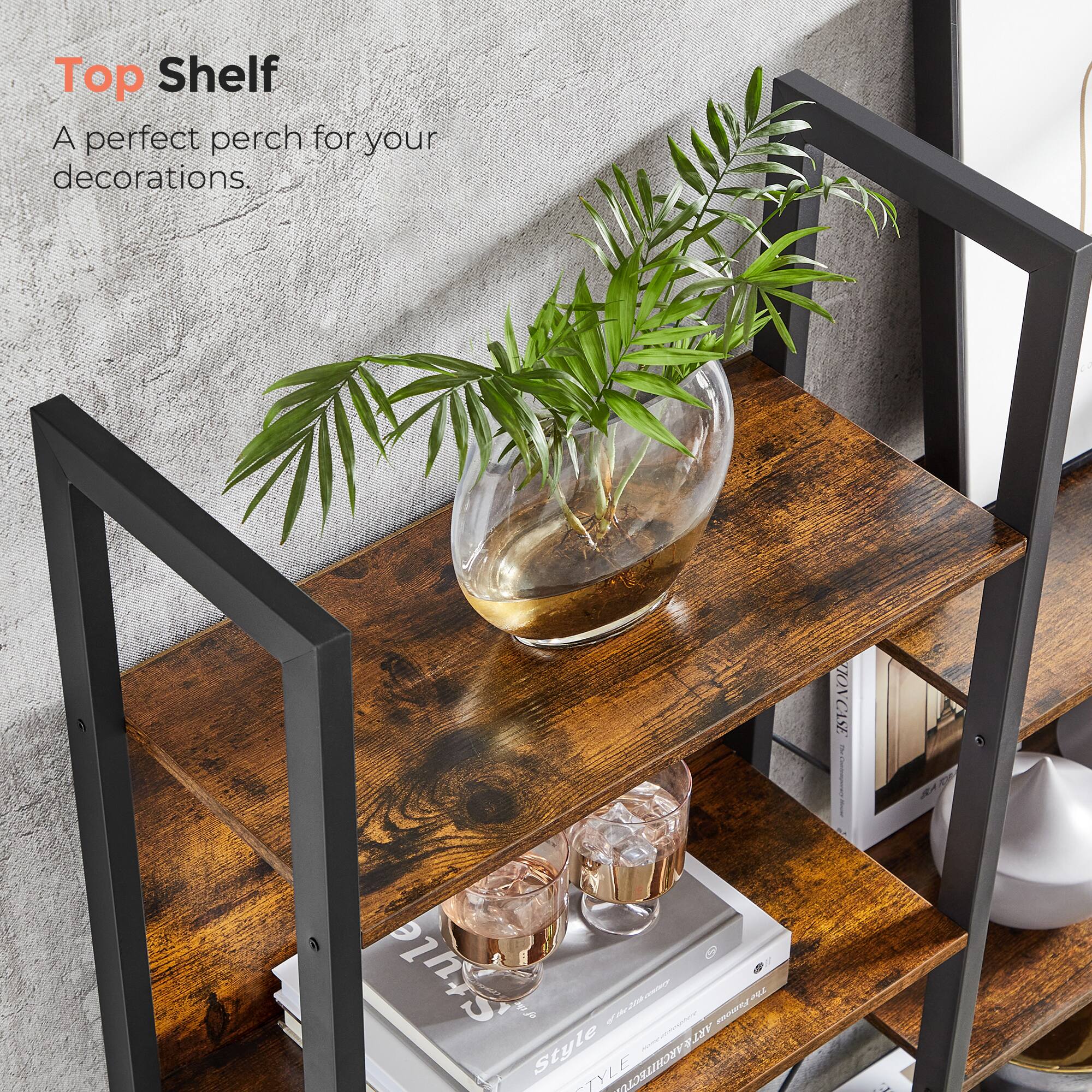 Top Shelf  
A perfect perch for your decorations.