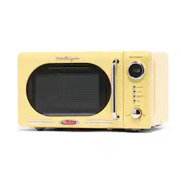 Nostalgia - Retro 0.7 cu. ft. 700-Watt Countertop Microwave Oven - Yellow