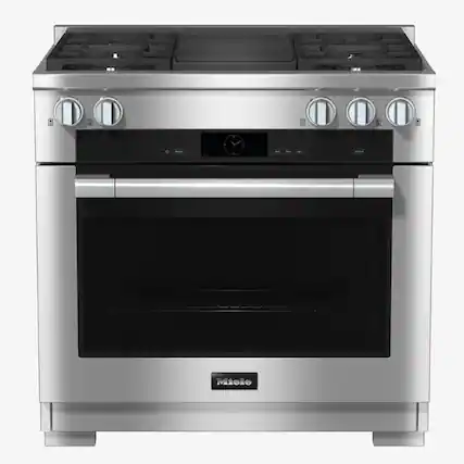 Front. Miele - HR 1935-3 G DF GR - Stainless Steel.