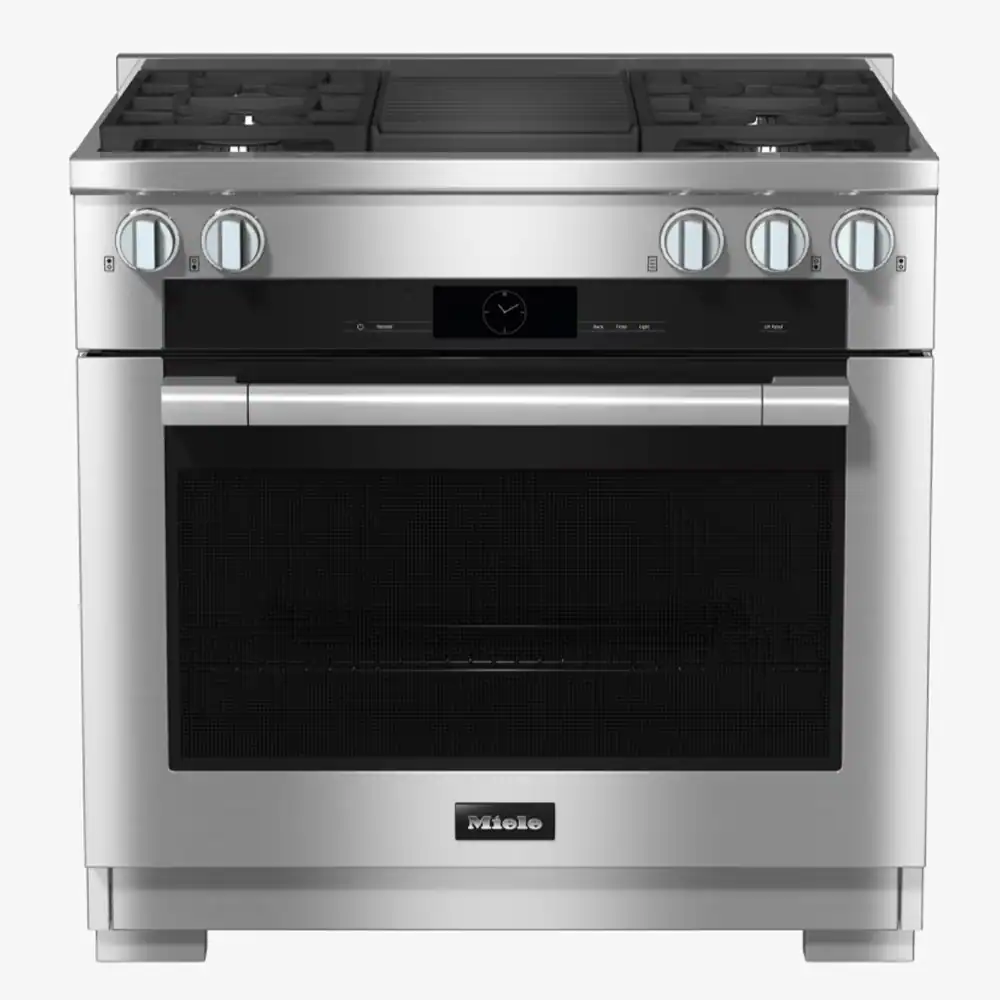 Front. Miele - HR 1935-3 G DF GR - Stainless Steel.