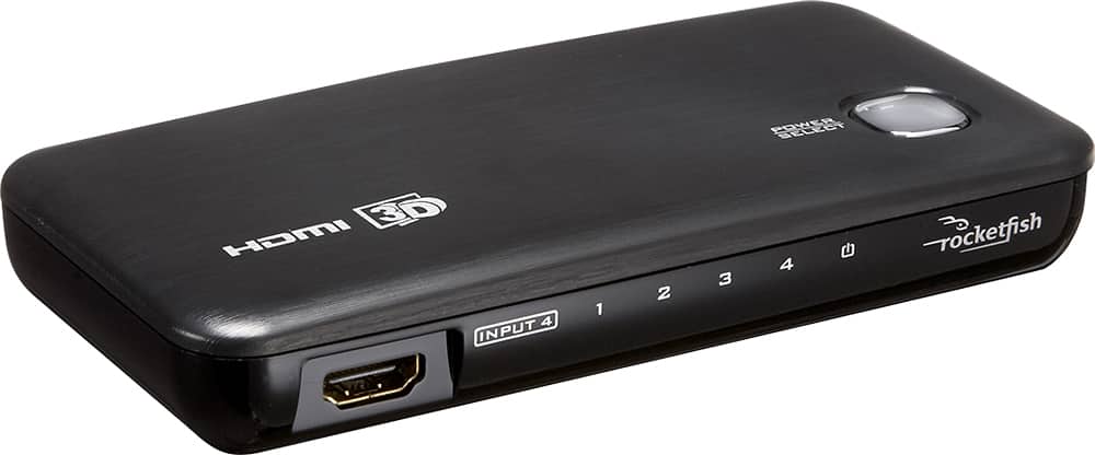 Angle. 4-Port HDMI Switch.