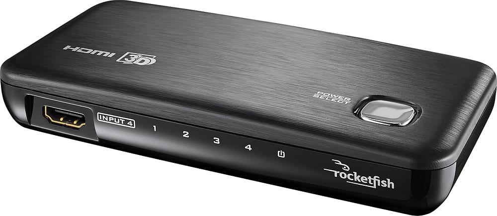 Left. 4-Port HDMI Switch.