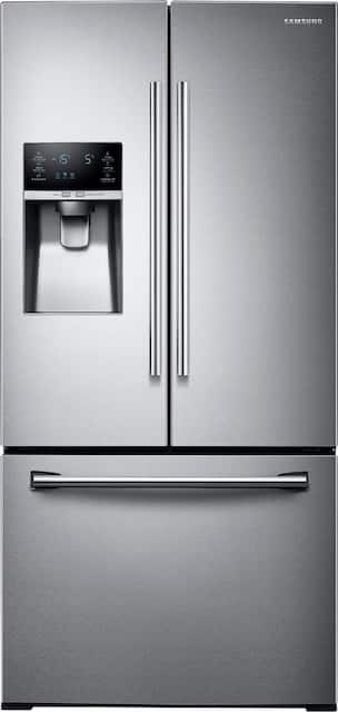 Samsung 26 Cu Ft 3 Door French Door Refrigerator With Coolselect Pantry Stainless Steel Rf26j7500sr Best Buy