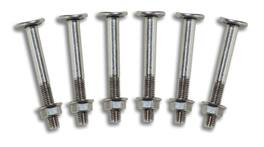 Swim Central - Set of 6 HydroTools Swimming Pool Ladder Bolts 3" - Stainless Steel