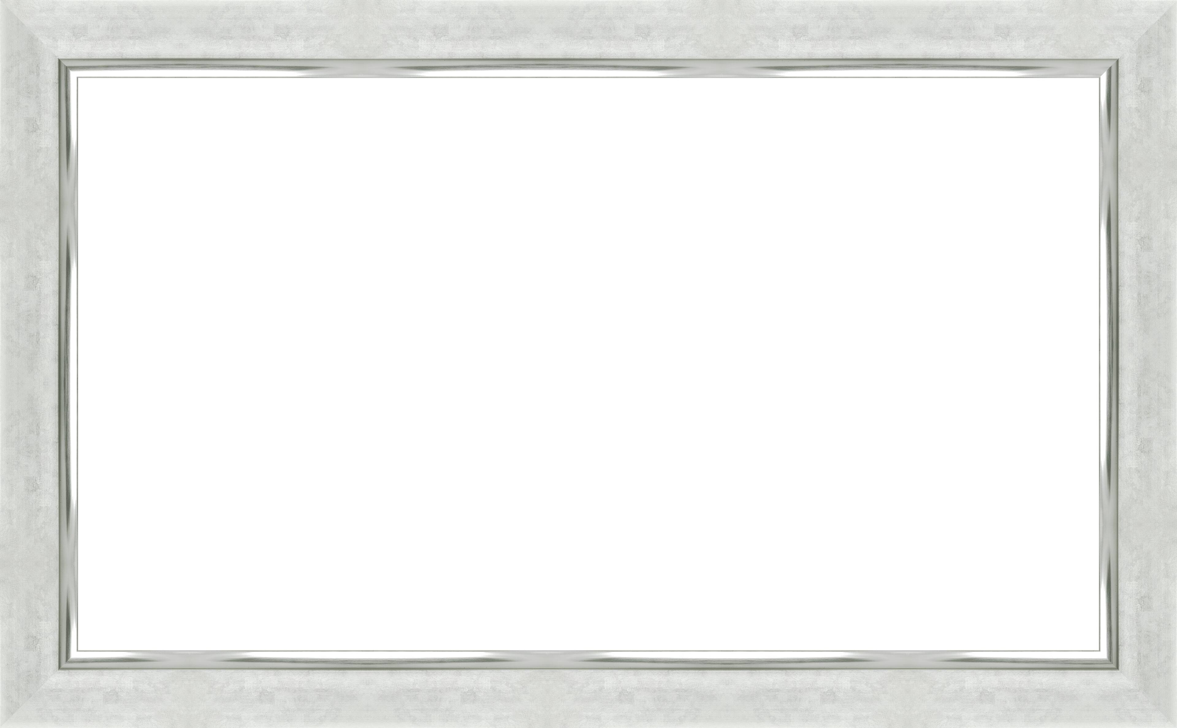 Alt View 15. Deco TV Frames - Premiere Bezel for Samsung the Frame TV - 75" - Contemporary Silver.