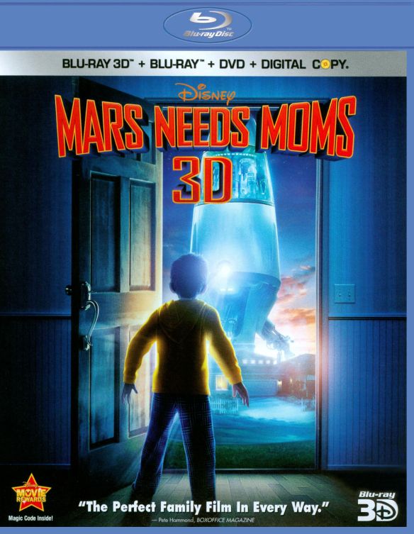 

Mars Needs Moms [4 Discs] [Includes Digital Copy] [3D] [Blu-ray/DVD] [Blu-ray/Blu-ray 3D/DVD] [2011]
