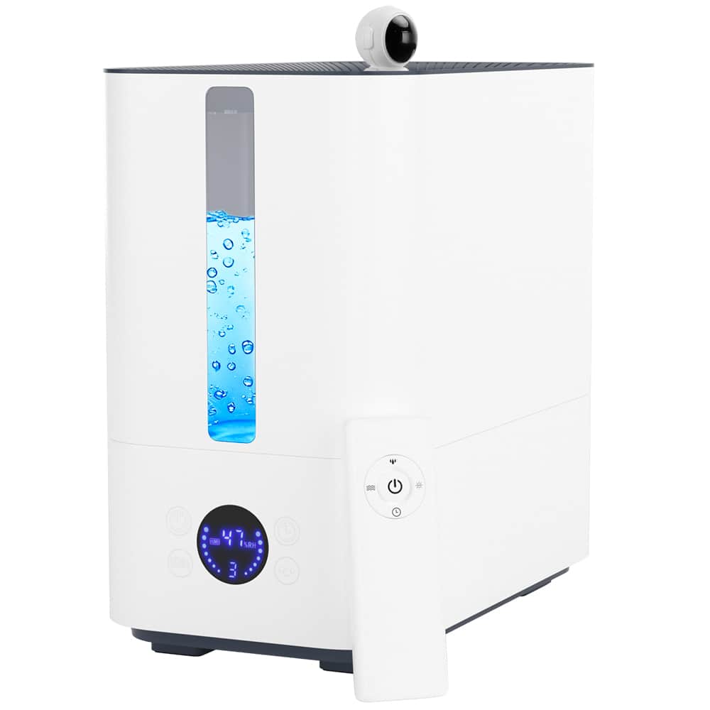Topteng - 2.6Gal Large Capacity Humidifier -4-Spray Nano Mist, 50H Runtime, Top-Fill, Smart Display with Timer & Auto Shut-Off​ - White