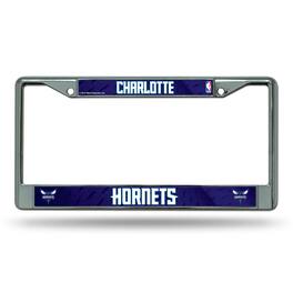 Rico Industries - Charlotte Hornets NBA Chrome Metal License Plate Frame - Multi