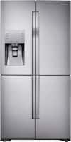 Samsung - 23 cu. ft. Counter Depth 4-Door with Cool Select Plus Fingerprint Resistant Refrigerator - Stainless steel - Front_Zoom