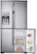 Alt View Zoom 11. Samsung - 23 cu. ft. Counter Depth 4-Door  with Cool Select Plus Fingerprint Resistant Refrigerator - Stainless steel.